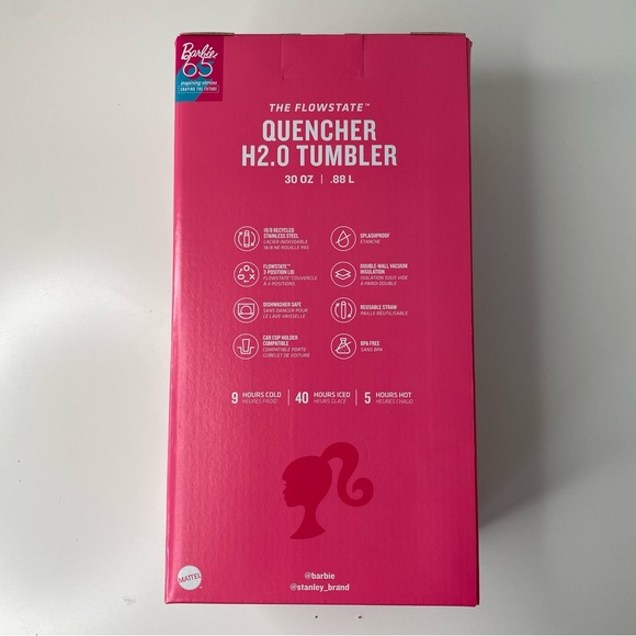 30oz Stanley x Barbie Icon Quencher Tumbler - Picture 3 of 5